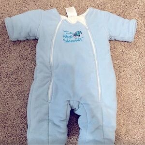 Baby Merlin's Magic Sleepsuit - Cozy Blue Sleep Sack